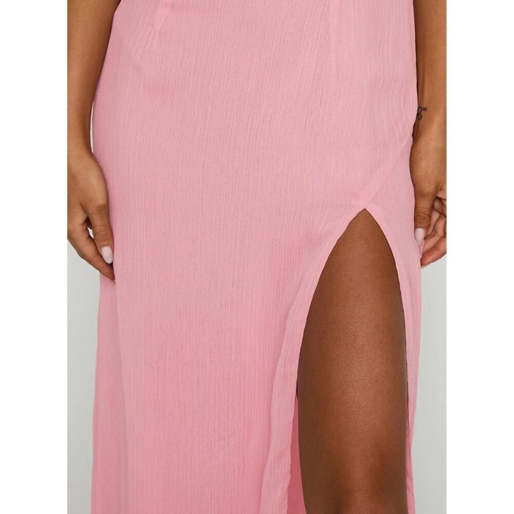 Princess Polly Kiss Of Life Maxi Dress Pink One Shoulder Size 4 NWT - Picture 6 of 6